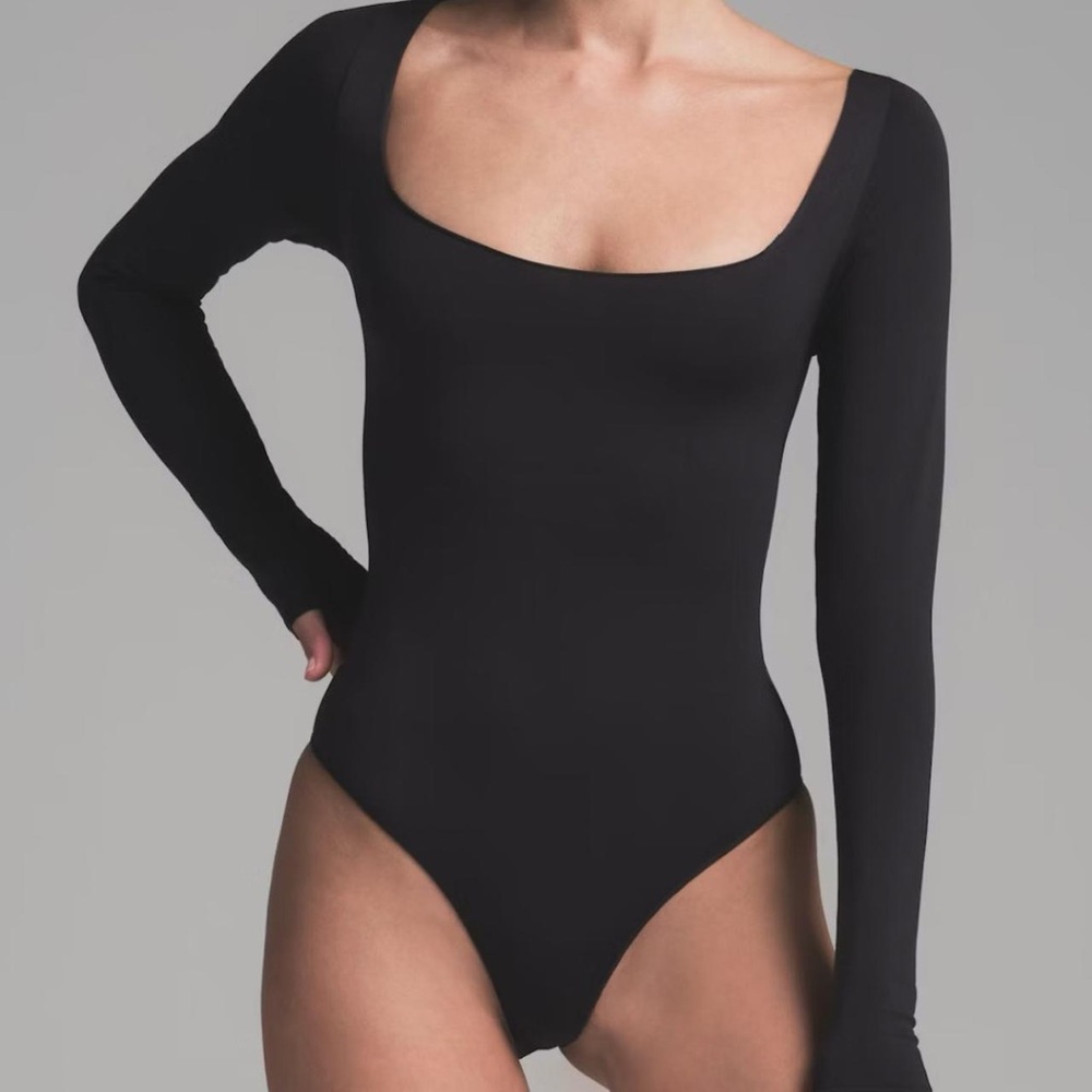 Black Long Sleeve Bodysuit